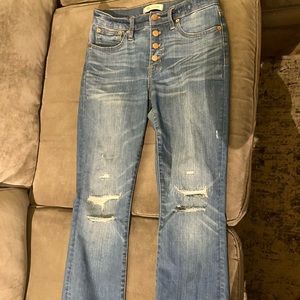 Madewell Cali Demi Boot cropped jean